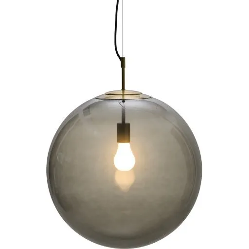 Nielsen Light Nora cafependel, røgfarvet/messing, Ø50 cm