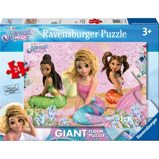Ravensburger Mermaid Magic Gulvpuslespil, 24 Brikker