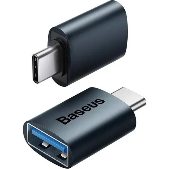 Baseus Ingenuity USB-C til USB-A adapter, sort, 10 Gbps