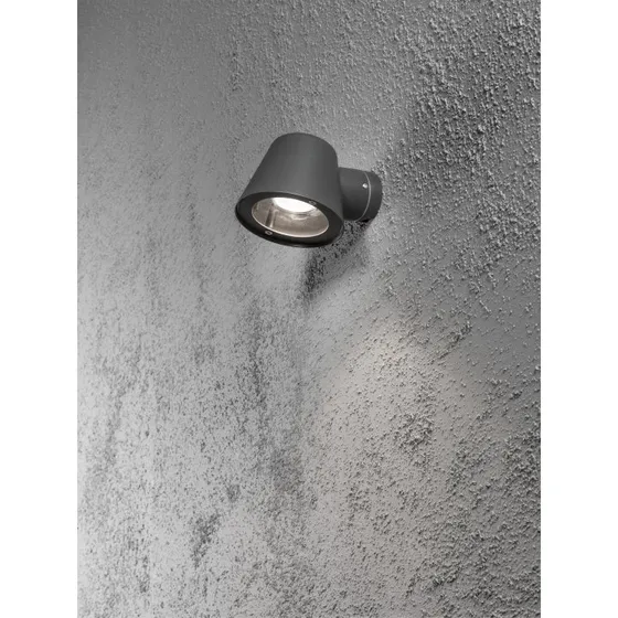 Konstsmide Trieste Væglampe, antracit, GU10, IP44