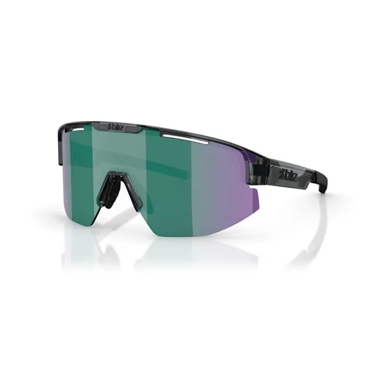 Bliz Matrix Small Cykelbriller Crystal Black/Brown/Green