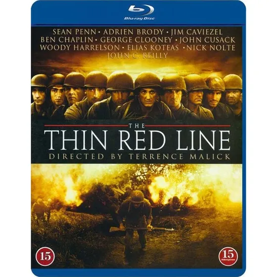 The Thin Red Line - Blu-ray (Engelsk, Dansk undertekster)