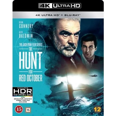 Jagten på Rød Oktober (4K UHD + Blu-ray)