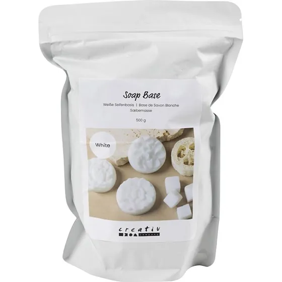 Creativ Company Sæbemasse Granulat 500 g Hvid