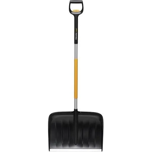 Fiskars Sneskovl 1057189 - Metal, Sort/Orange