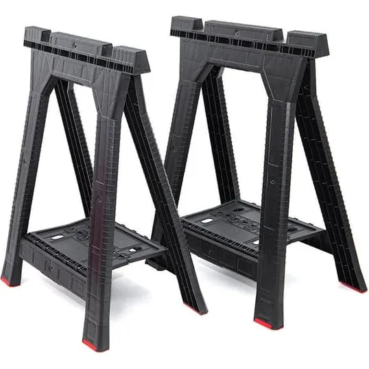 QBRICK SYSTEM Arbejdsbukke 2 stk. Foldbar