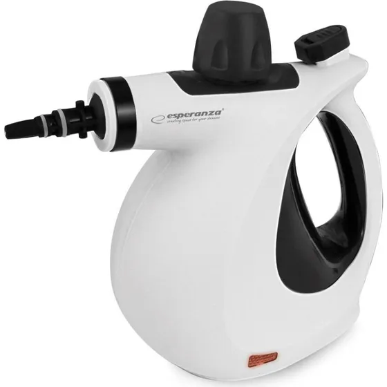 Esperanza EHS008 Damprenser 0,35 L, 900 W, Hvid/Sort