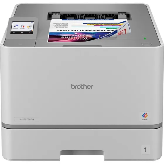 Brother HL-L8570CDW Farve Laserprinter, 33 spm, Duplex, 300 ark