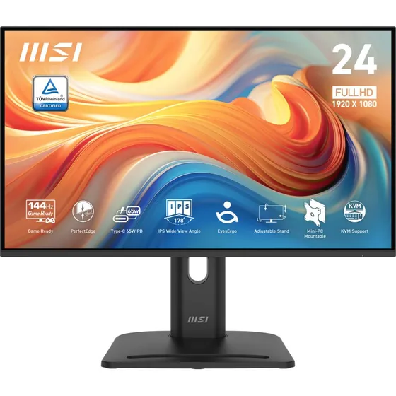 MSI Pro MP245PHG E14 23,8" IPS Full HD 144 Hz, sort