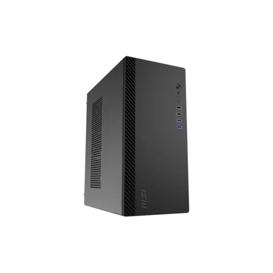 MSI PRO SHIELD M100P Midi Tower, Sort