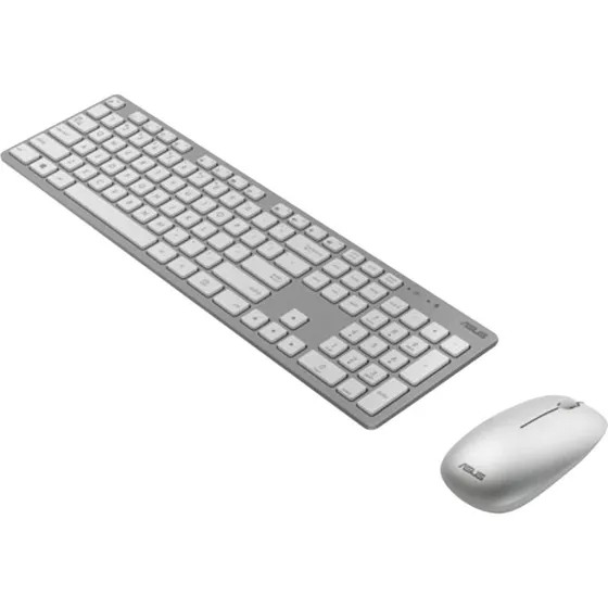 ASUS W5000 Trådløst Tastatur & Mus Sæt, Tysk, Hvid