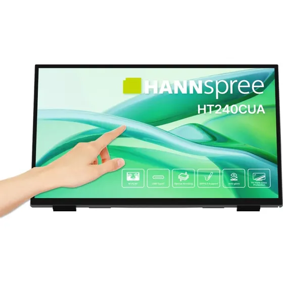 Hannspree HT240CUA 23,8" Full HD LED Touchskærm, Sort