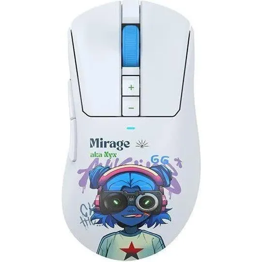 A4Tech R73 Trådløs Gaming Mus, Dual Mode, USB-C, Nyx Mirage