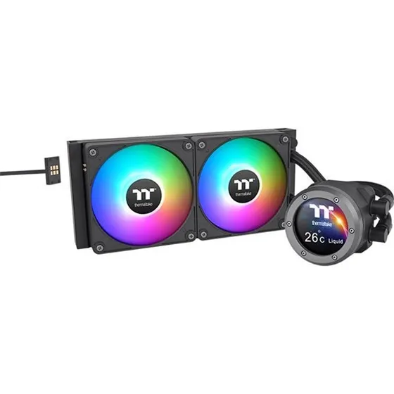 Thermaltake TH280 V2 Ultra EX ARGB Sync 280 mm CPU-køler, sort