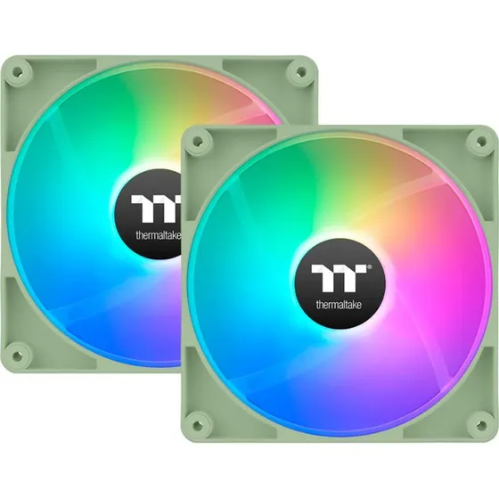 Thermaltake CT140 Reverse ARGB Sync 140 mm Matcha Grøn, 2 stk.
