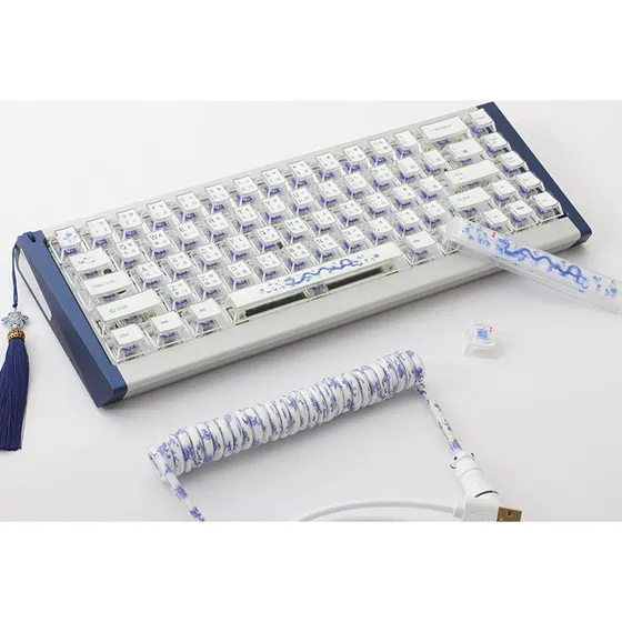 Ducky Outlaw65 Year of the Dragon - Oriental Crystal - MX2A Purple (Pre-Built)