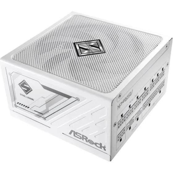 Asrock Steel Legend SL-1200GW 1000W hvid ATX-strømforsyning 80+ Gold
