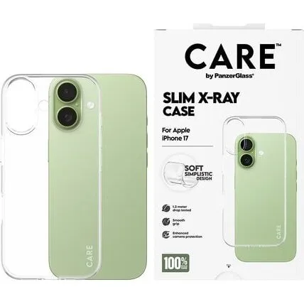 PanzerGlass CARE X-Ray Transparent iPhone 17 Silikoncover