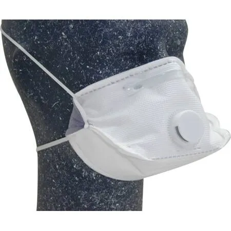 3M FFP3-V Støvmask med Ventil, Sort