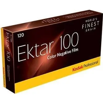 Kodak PROFESSIONAL EKTAR 100 Farvefilm 120 ISO 100, 5 ruller