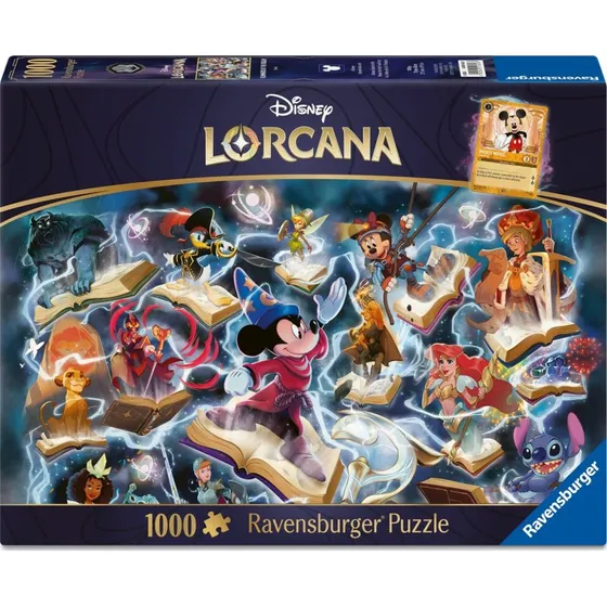 Ravensburger Glimmers of the Realm: Steel 1000 brikker - Disney Lorcana