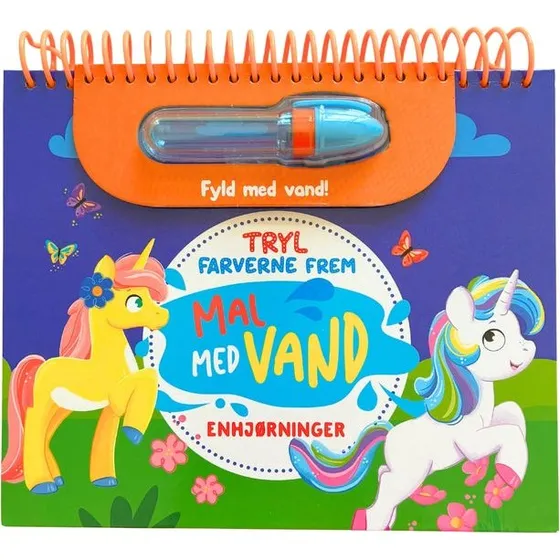 Mal med vand: Enhjørninger