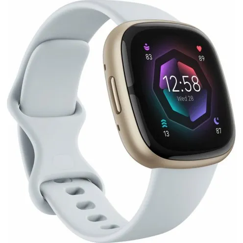 Fitbit Sense 2 Blå/Guld Smartur, 1,5 Tomme