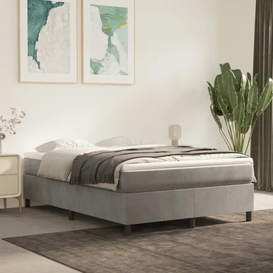 vidaXL Topmadras 137x190x5 cm, hvid