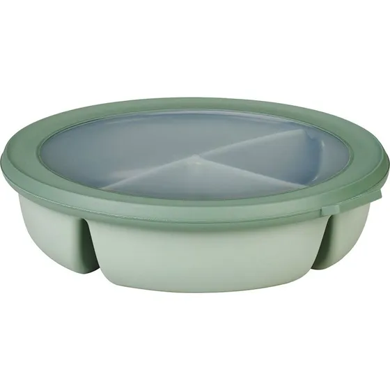 Mepal Cirqula Skål med Låg, Nordic Sage 250+250+500 ml