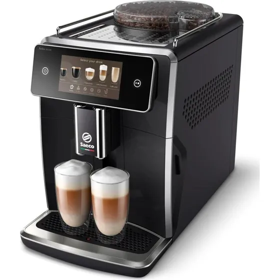 Saeco Xelsis Deluxe SM8780/00, lakeret pianosort, 1,7 l