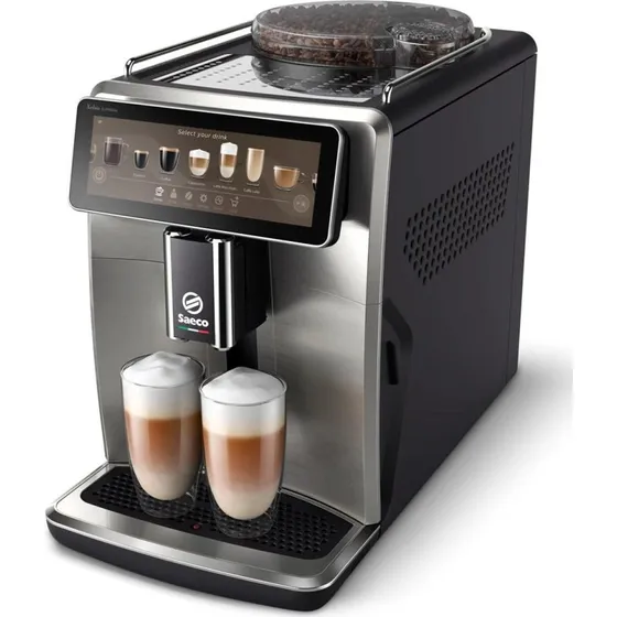 Saeco Xelsis Suprema SM8885/00 fuldautomatisk espressomaskine, rustfrit stål, 1,7 l