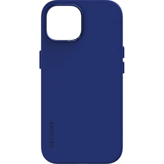 Decoded AntiMicrobial Silicone Cover for iPhone 15 Galactic Blue