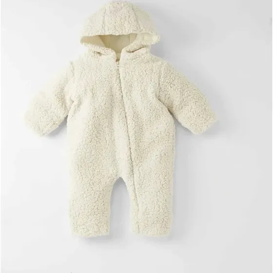 Cloby Teddy Suit - Off White (6-9m)
