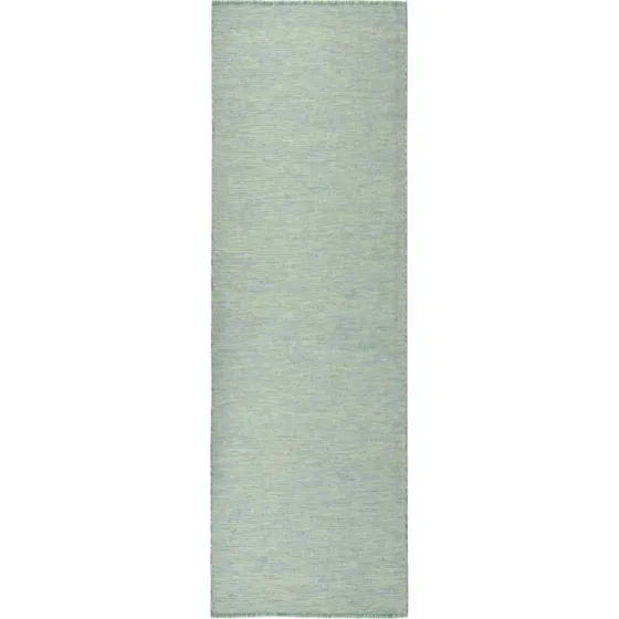 vidaXL fladvævet udendørstæppe 80x250 cm turkis