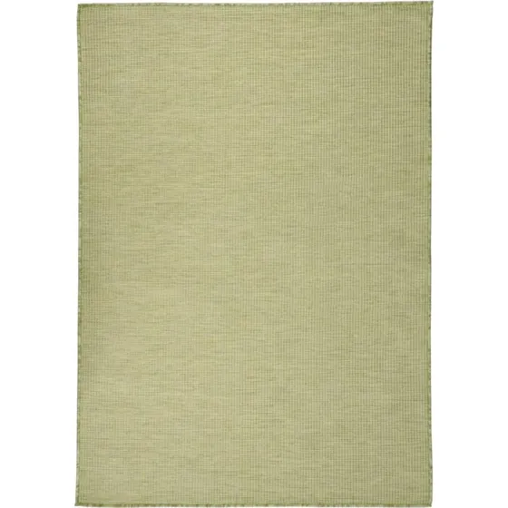 vidaXL fladvævet udendørstæppe 140x200 cm grøn