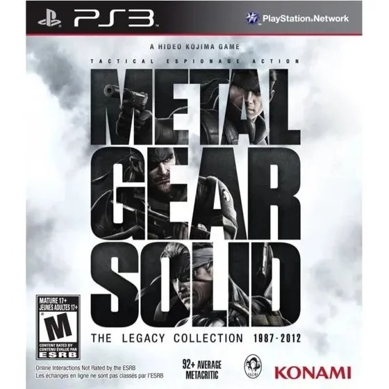 Konami Metal Gear Solid: The Legacy Collection – PlayStation 3
