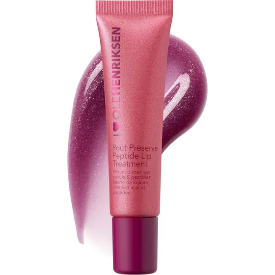 Ole Henriksen Pout Preserve Peptide Lip Treatment Glimmers 12 ml - Lingonberry