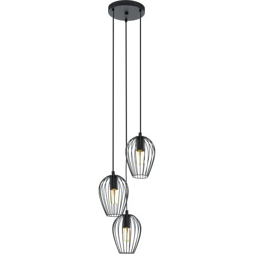 Eglo Newtown klyngependel, sort, 3L