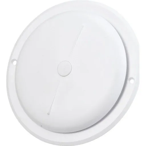 Duka Tallerkenventil 74.6, Ø140 mm, hvid