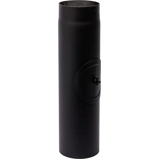 Metalbestos Røgrør 5"/130 mm, 500 mm med renseklap