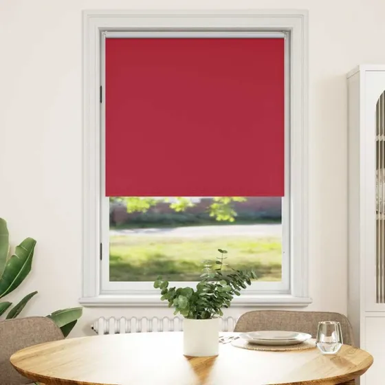 vidaXL Mørklægningsrullegardin 80x175 cm Rød