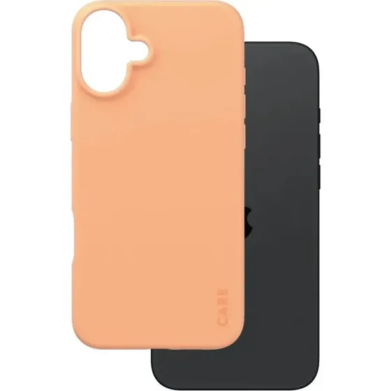 PanzerGlass CARE Fashionable Case, Fersken, til iPhone 16 Plus