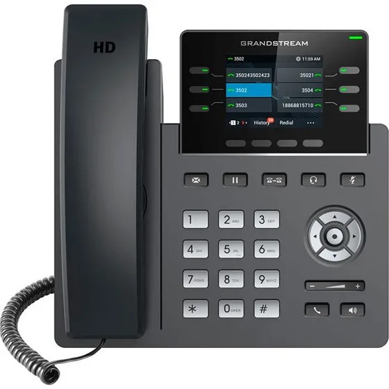 Grandstream GRP2613 IP-Telefon (PoE) med 6 linjer og farve-LCD