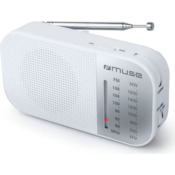 Muse M-025 RW Bærbar FM Radio - Hvid