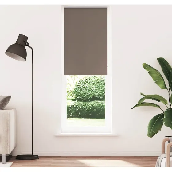 vidaXL Mørklægningsrullegardin 65x230 cm kaffe