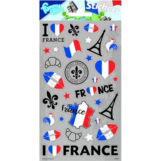 Frankrig midlertidige tatoveringer, 12 stk