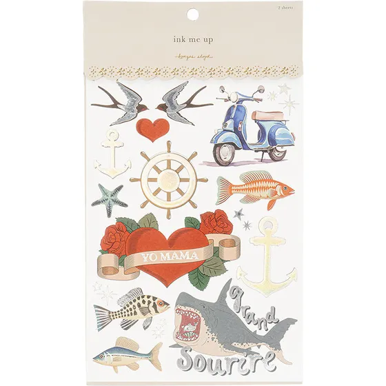 Konges Sløjd Midlertidige tatoveringer Boy Mix (30+ stk)