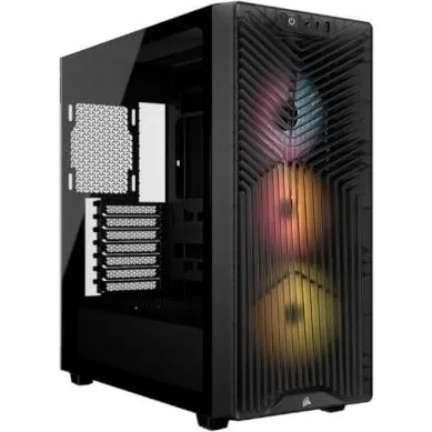 Corsair 3200D RS aRGB Mid-Tower, Sort