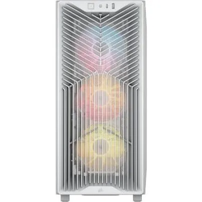 Corsair 3200D RS aRGB Hvid Miditower med Glas