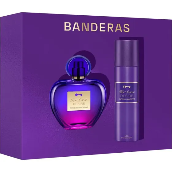 Antonio Banderas Her Secret Desire Gift Set (80 ml EDT + 150 ml Deodorant)
